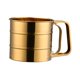thumbnail image 3 of Tamiz de harina para hornear Utensilios para hornear con báscula Tamiz de harina de acero inoxidable Dorado, 3 of 9