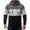 Dark Gray, variant on Turilly Hoodies Mens Slim Color Block Pullover Hoodie Long Sleeve Casual Daily Wear Sweatshirt