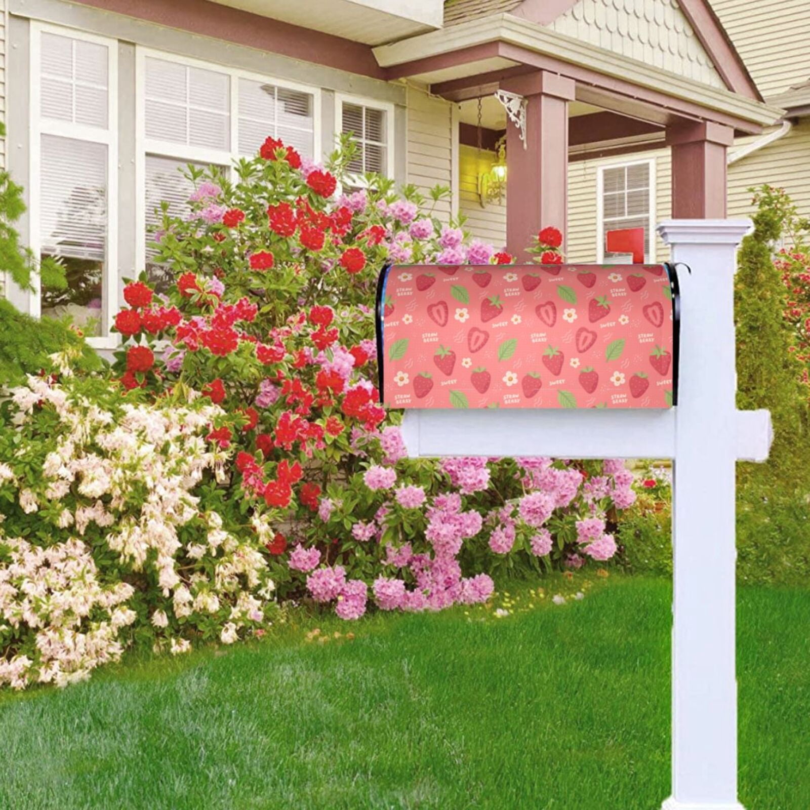 Kdxio Magnetic Mailbox Cover 25.5x21 in Mailbox Cover Outdoor Decoration Holiday Mailbox Covers for Home Garden Yard-25.5x21 in