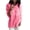 Hot Pink, variant on WREESH Womens Fashion Sweatshirt Fuzzy Casual Crewneck Sweatshirt Solid Color Pullover Loose Fit Long Sleeve Tops T-Shirt Blouse Casual Pullover Tops Brown