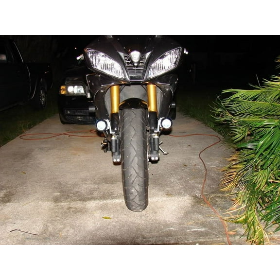 For The Yamaha YZF-R6 Auxiliary 6000K LED Flood Lamps Lights Kit (all years)
