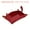Wine Red, variant on Uxcell Leather Valet Tray Folding Jewelry Tray Organizer Dark Gray