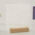 thumbnail image 2 of Tablero de mensajes de acrílico Sunnimix con luz LED, 2 of 7