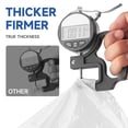 thumbnail image 2 of Small Trash Bags with Handles (1.2/2/2.6/3/4/5/6/8/13 Gallon) - Ocean Plastic Upcycling - Plastic Garbage Bags, Can Bin & Waste Basket Liner for Kitchen, Bathroom, Office and Pets, 2 of 7
