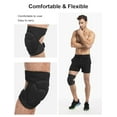 thumbnail image 3 of Knee Pads for Women & Men, Dance Knee Pads Volleyball Knee Pads for Women Men Wrestling Knee Pads Wrestling Gear, Crash Pad Snowboarding Gear Knee Protector Soft Knee Pads for Work (Black  Small ), 3 of 6