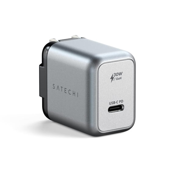 SATECHI 30W Cargador de Pared USB C PD - Apto para Suministro de Energía - para M2/ M1 iPad Pro/Air,