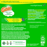 Gain Dryer Sheets, Moonlight Breeze Scent, 120 Count