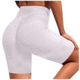 thumbnail image 6 of LILIYA Biker Shorts for Women Wrinkled Lifting Shorts High Waisted Stretchy Breathable Yoga Shorts Lightweight Soft Comfy Fitness Shorts, 6 of 7