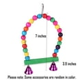 thumbnail image 4 of FunChaos 10 Packs Bird Toys for Bird Cage, Bird Swing Toys, Bird Chewing Toys & Hammock Bell Toys for Parakeets, Cockatiels, Conures, Finches, Budgie, Macaws, Parrots, Love Birds, 4 of 7