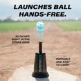 thumbnail image 3 of Tee de entrenamiento de béisbol Bandit Sports Tee Popper Mini, 3 of 6