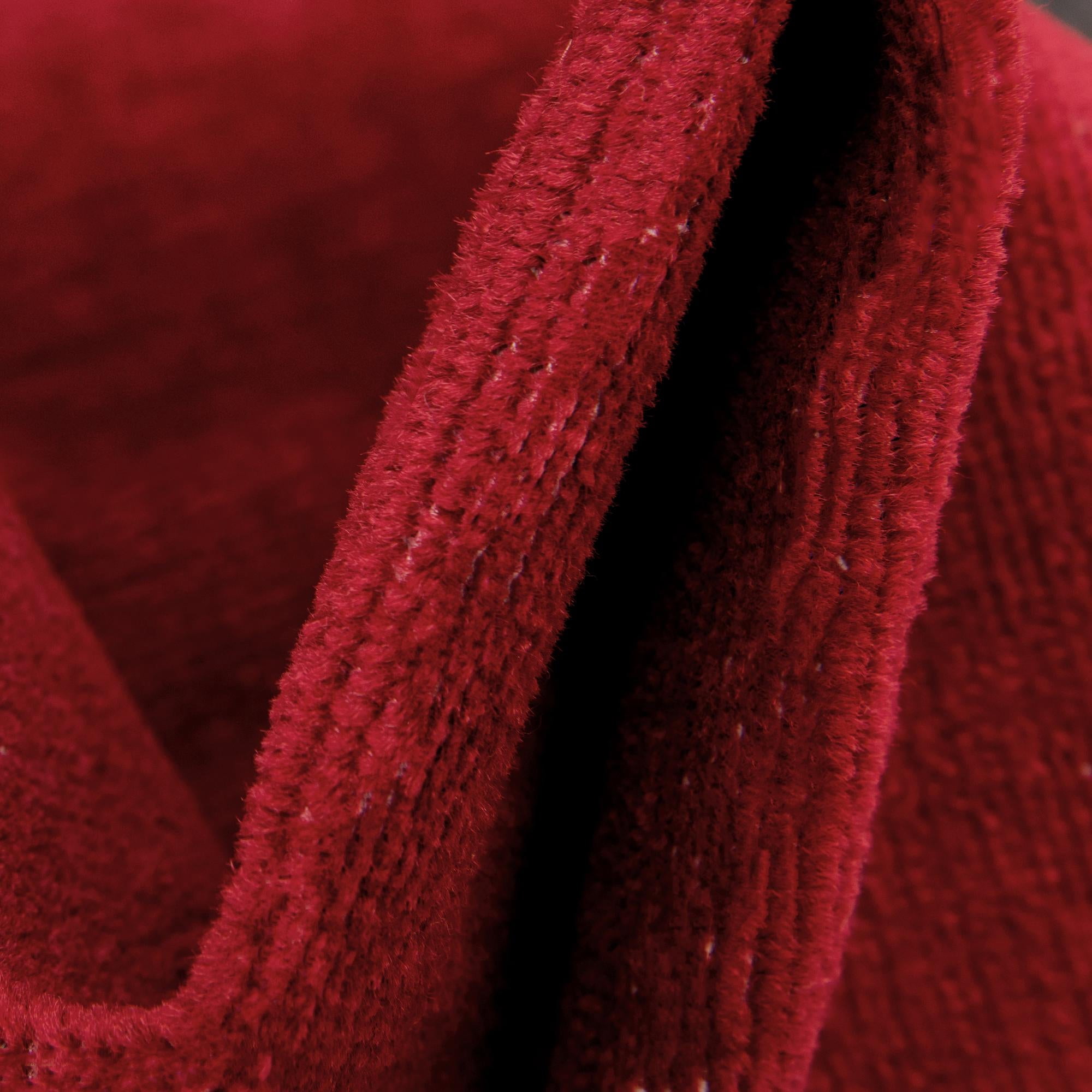 Unique Loom Williamsburg Collection Area Rug - Solid (8' Round Burgundy)