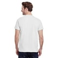 thumbnail image 4 of Gildan Heavy Cotton Crewneck T-Shirt, Short Sleeve Classic Fit Tee for Men, White, M, 4 of 5