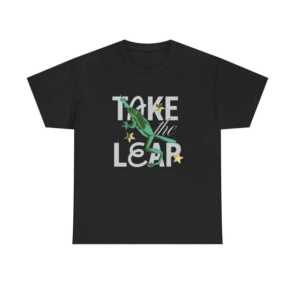 Saut Motivationnel Courageux Aventure Inspiration Haut T-Shirt Unisexe D01827, jusqu'à Taille 5TG