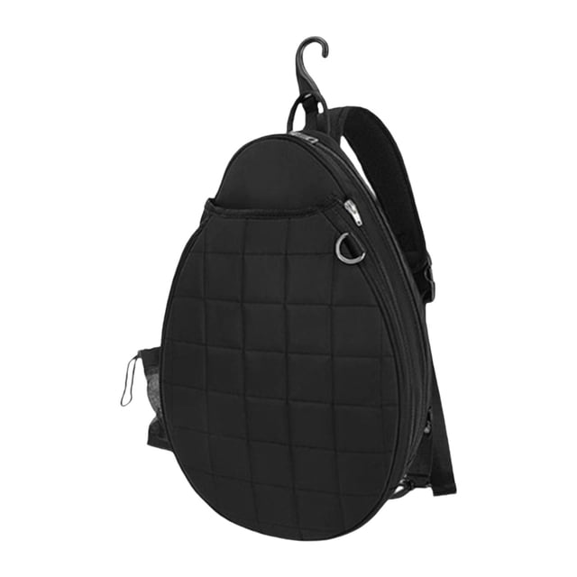 Bolso de tenis correa de hombro ajustable al aire libre bádminton racquet mochil Negro