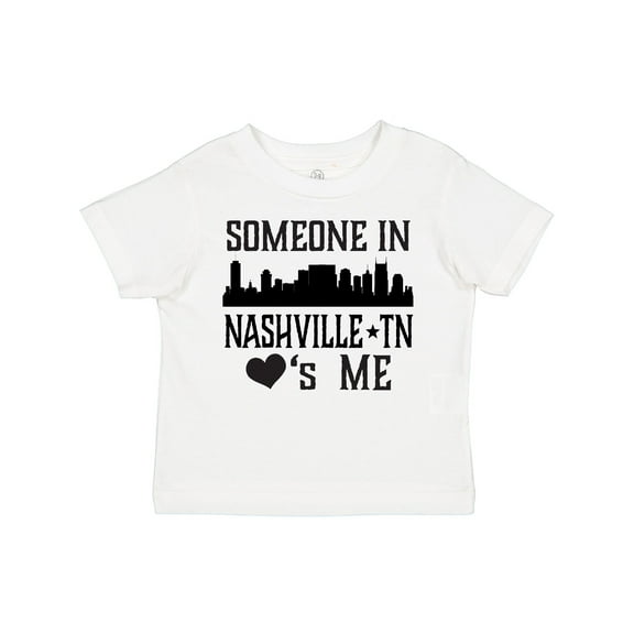 Inktastic Nashville Tennessee Someone Loves Me Skyline Boys or Girls Toddler T-Shirt