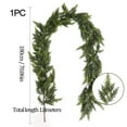 thumbnail image 3 of Sahpxhe Christmas Pines Needle Garland for Christmas Decoration, Delicate Artificial Green Christmas Garlands for Holiday Fireplace Tabletop Porch Decor 70.87 Inch Green, 3 of 6