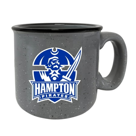 

Hampton University Speckled Ceramic Camper Coffee Mug Gray