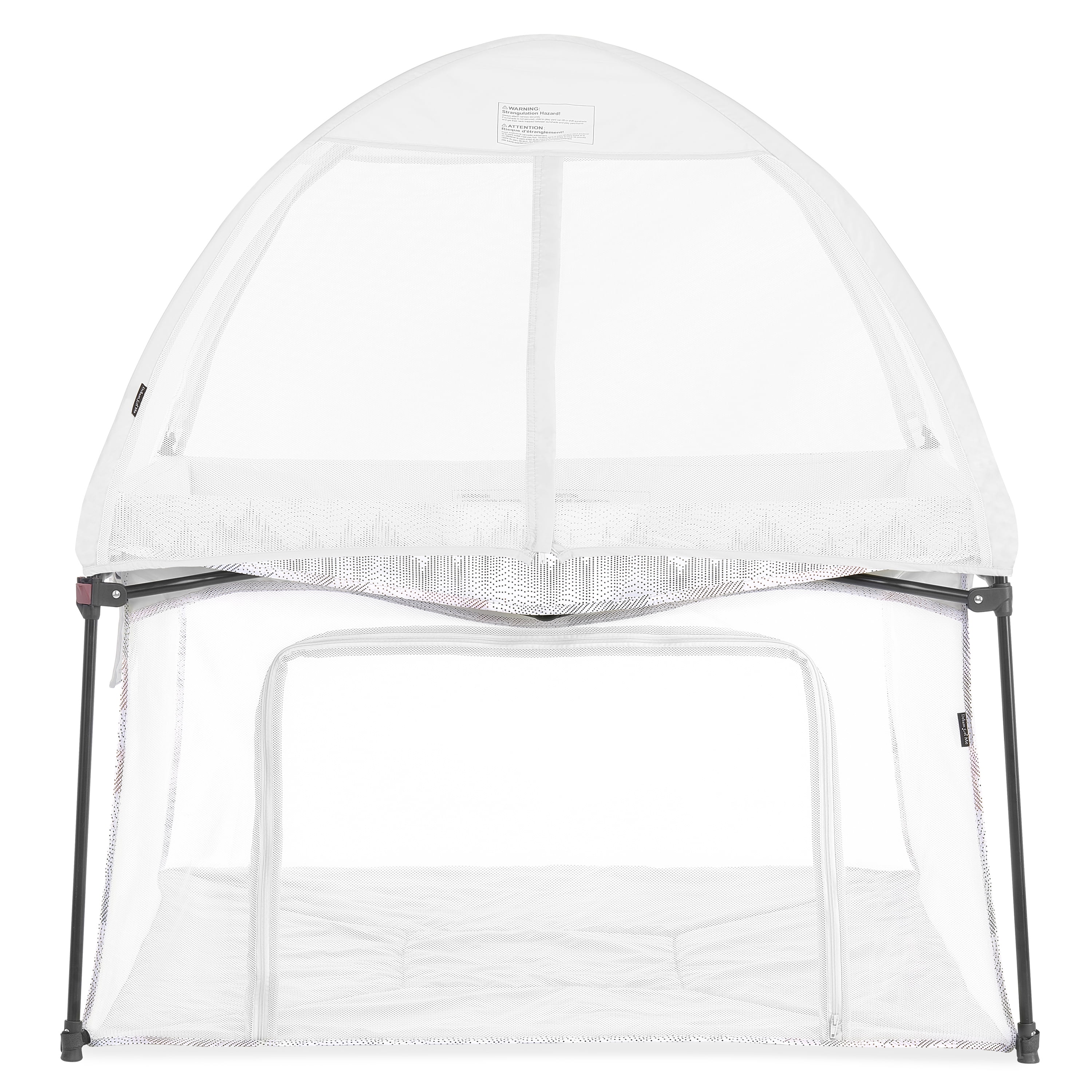 Dream on Me Canopy for Ziggy Playpen, Dove White, Unisex