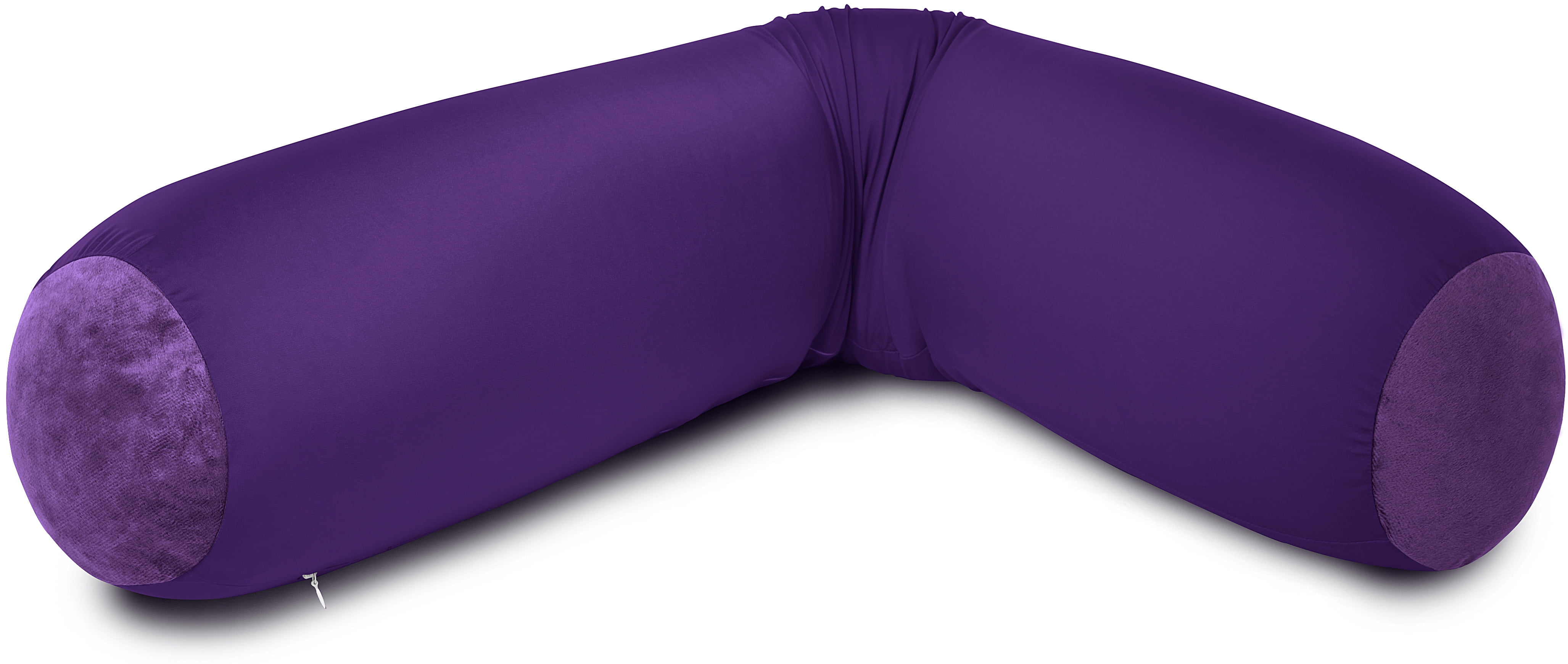 Cover For Microbead Body Pillow - Spandex (15%) / Nylon (85%) Blend - Hypoallergenic - Pillow Cover, Purple