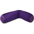 thumbnail image 3 of Cover For Microbead Body Pillow - Spandex (15%) / Nylon (85%) Blend - Hypoallergenic - Pillow Cover, Purple, 3 of 5