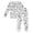 a-White, variant on DIY Hand Painted Halloween Coloring Pajamas 2 Piece Sets, Colorable Long Sleeve Shirts and Pants Set Fall Winter Halloween Gifts Outfit