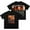 black, variant on Kevin Kaarl Retro washed T-shirt for men and women, hip-hop fashion cotton short sleeved pattern T-shirt