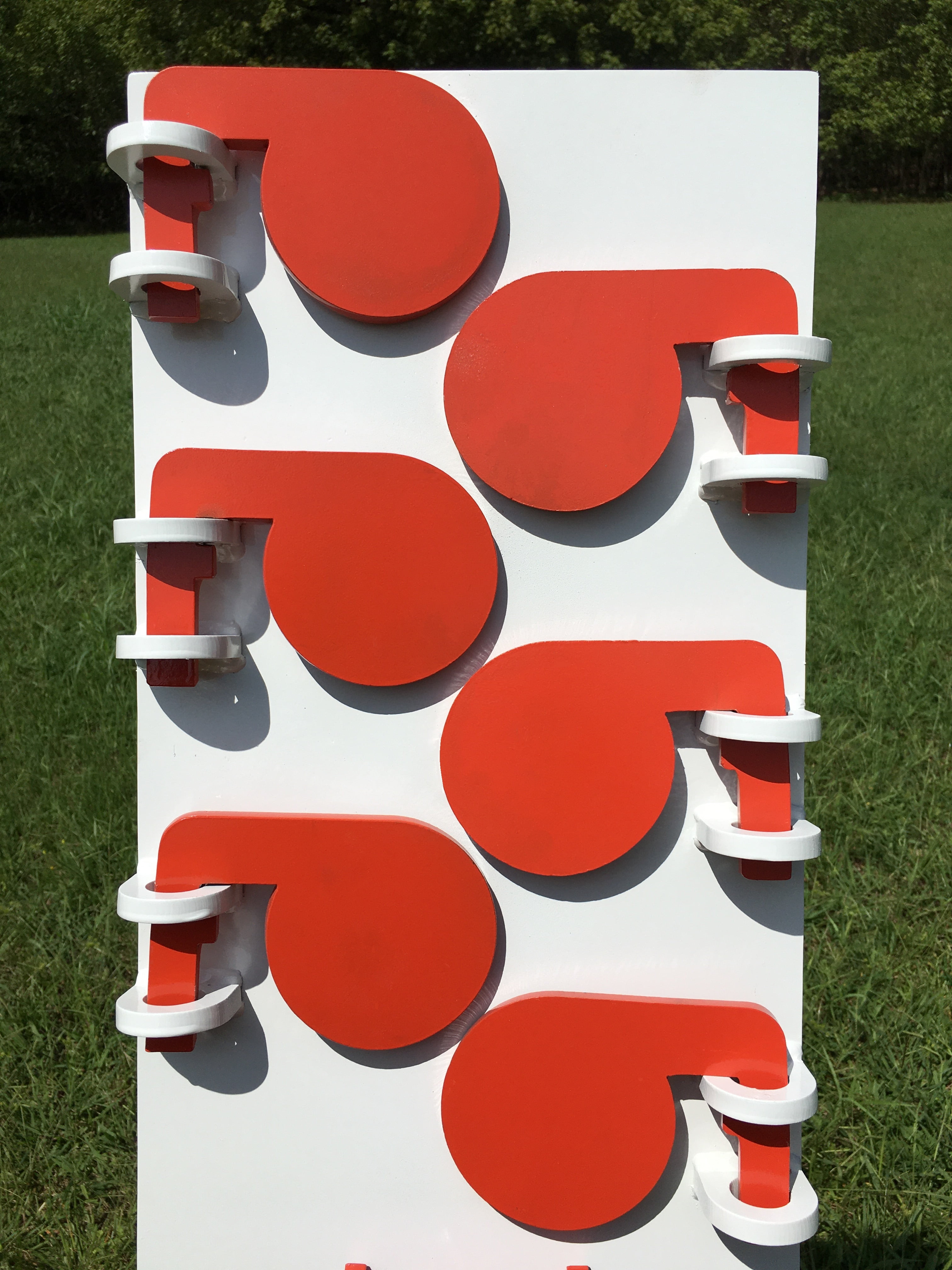 Magnum Target Stringer 12"x24" 3/8" AR500 Steel Hostage Reactive Dueling Tree Shooting Target for T-Post NEW - STR12x24TPM-KIT
