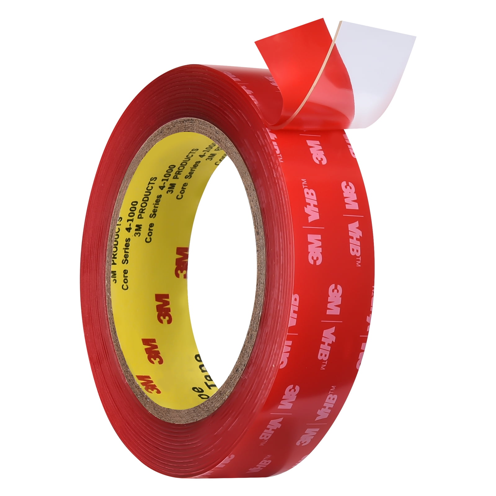3m Double Sided Tape Very High Bond Waterproof Mounting Tape 16feet Length 0 95 Inch Width Vhb Heavy Duty Foam Tape For Led Lights Hanging Car Home Office Decor 4905 Transparent Walmart Com
