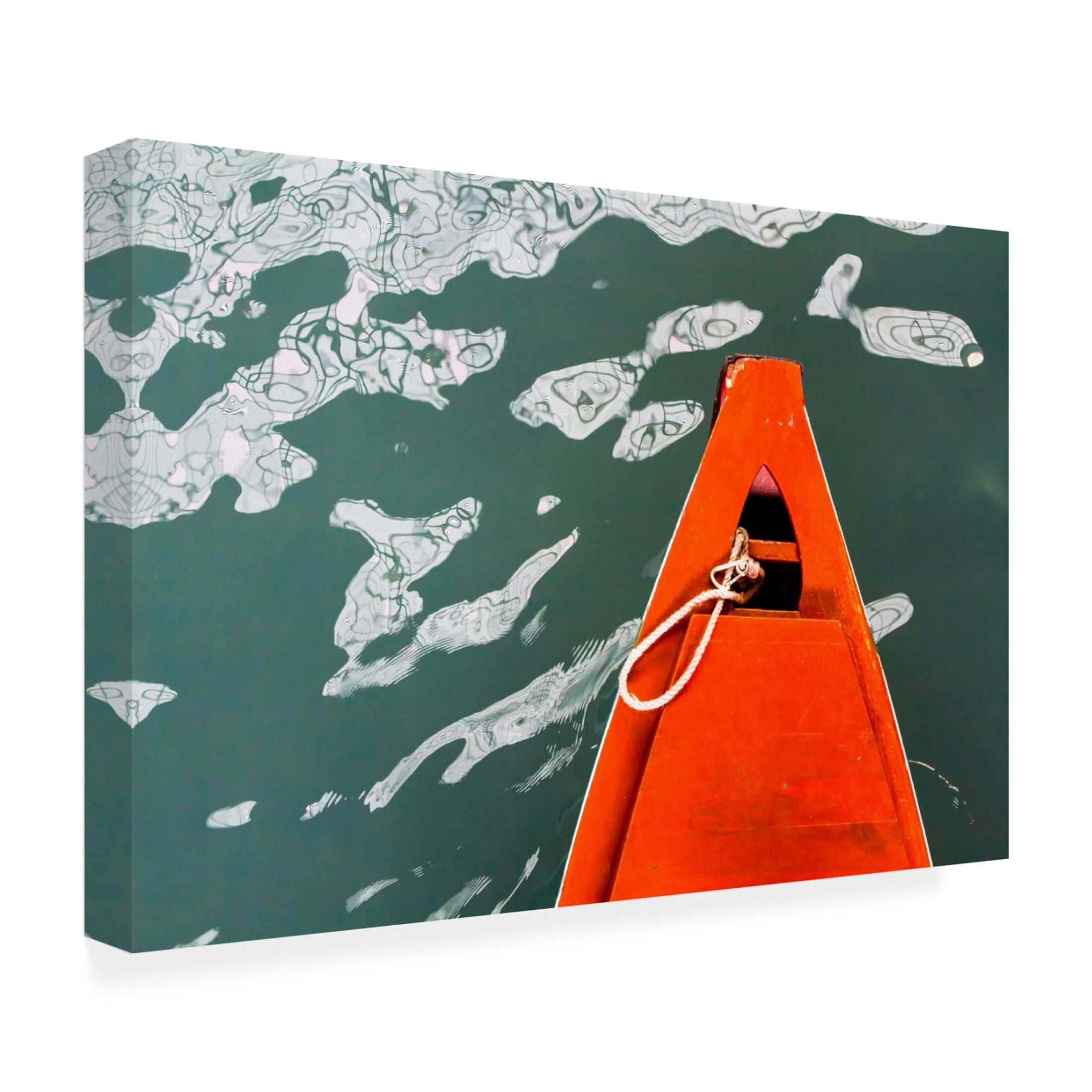 Canvas Wall Art - Ugur Erkmen 'Red' Wall Art for Living Room, Bedroom, or Office Décor by Trademark Fine Art - 24 x 16 Inches