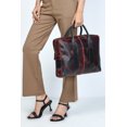 thumbnail image 6 of SHARO Classic Leather Antique Red Leather Two Tone Laptop Bag Briefcase, 6 of 8