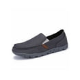 thumbnail image 4 of Men Shoes Wide Width Rubber Sole Flat Work Comfortable Slip On Casual Loafers, 4 of 6