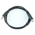 thumbnail image 2 of 3ft 3.5mm Mini-Stereo TRS Male to Female Panel-Mount Extension Cable, 2 of 2