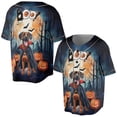 thumbnail image 3 of Happy Halloween Vampire Rhodesian Ridgeback BOO with Pumpkins Fun and Spooky All Over Print 3D Baseball Shirt Ridgebacks Dog Lover Gifts Softball Sport - 00018, 3 of 6