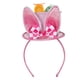 thumbnail image 4 of Diadema con orejas de conejo, accesorio para disfraz, aro para el pelo para recuerdo de fiesta de Pascua para niños Rosa, 4 of 9