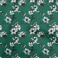 thumbnail image 1 of oneOone Viscose Jersey Green Fabric Floral Sewing Craft Projects Fabric Prints By Yard 60 Inch Wide-2F, 1 of 7