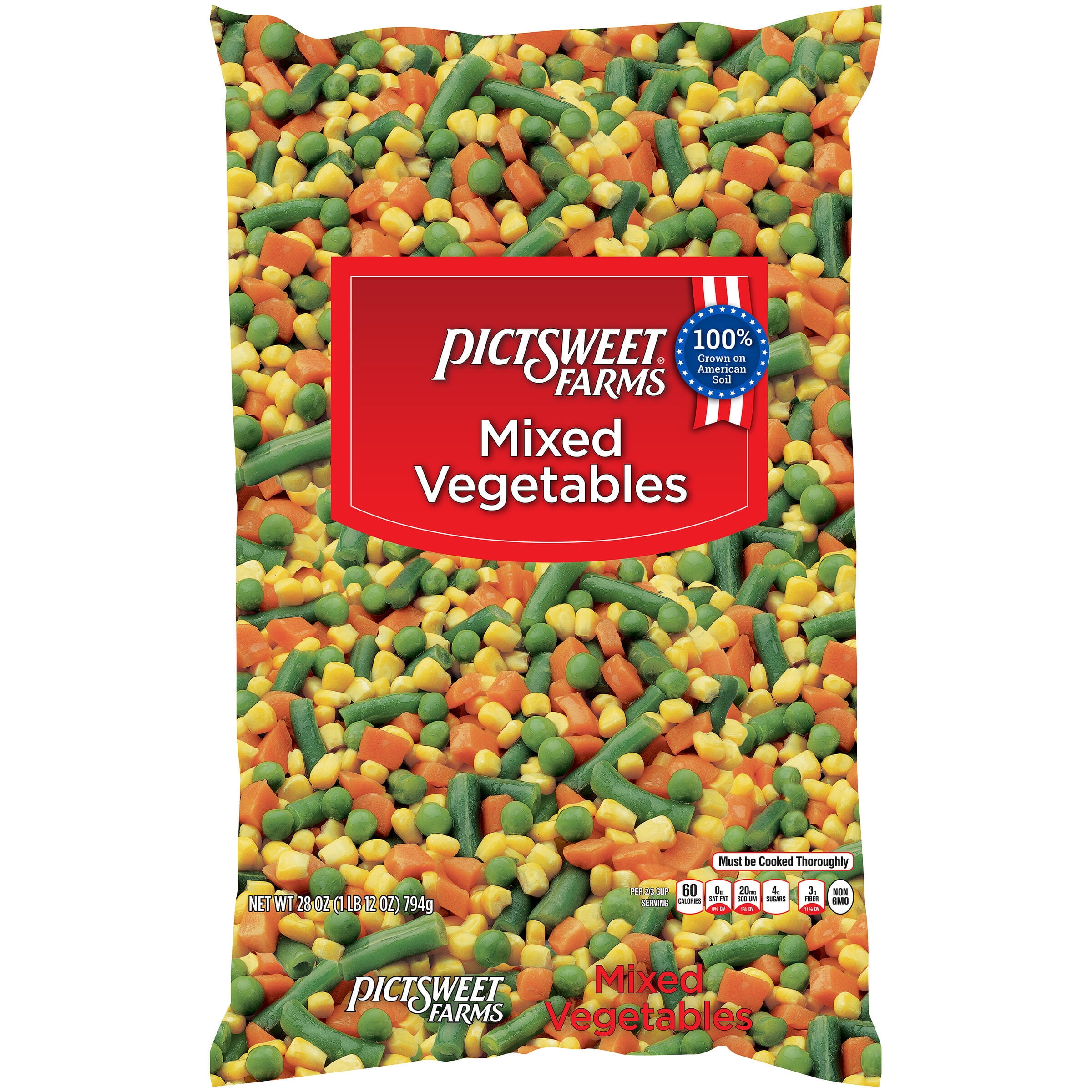 Pictsweet Farms® Mixed Vegetables 28 Oz. Bag - Walmart.com