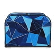thumbnail image 3 of Toasting Machine Cover 4 Pieces 12.4×10.6×8.3in Dust-Proof Explosion-Proof Waterproof And Wear-Resistant Hollow Bottom Darkgray Geometric Patterns_4, 3 of 7