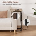 thumbnail image 4 of Mesa auxiliar en forma de C Vagusicc de altura ajustable con carga, 4 of 9