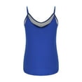 thumbnail image 5 of Generic Women's Lace Patchwork Tank Tops Plus Size V Neck Sleeveless T Shirt Loose Fit Spaghetti Strap Office Cami Shirt, 5 of 7