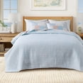 thumbnail image 5 of Coastal Quilt Set - Lightweight, Soft, All-Season - 2-Piece Reversible Nautical Bedding Set (Twin / Twin XL, Coastal Patchwork), 5 of 6