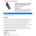 thumbnail image 2 of Speedometer Transmitter - Compatible with 1995 - 2008 Kenworth T300 - Dorman, 2 of 2