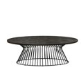 thumbnail image 3 of INK+IVY Mercer 47.5" Mid-Century Metal and Wood Coffee Table - Matte Black, 3 of 7
