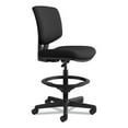 thumbnail image 2 of HON H5705.SB11.T Volt Series 275 lbs. Capacity 22.88 in. to 32.38 in. Seat Height Adjustable Leather Task Stool - Black, 2 of 11