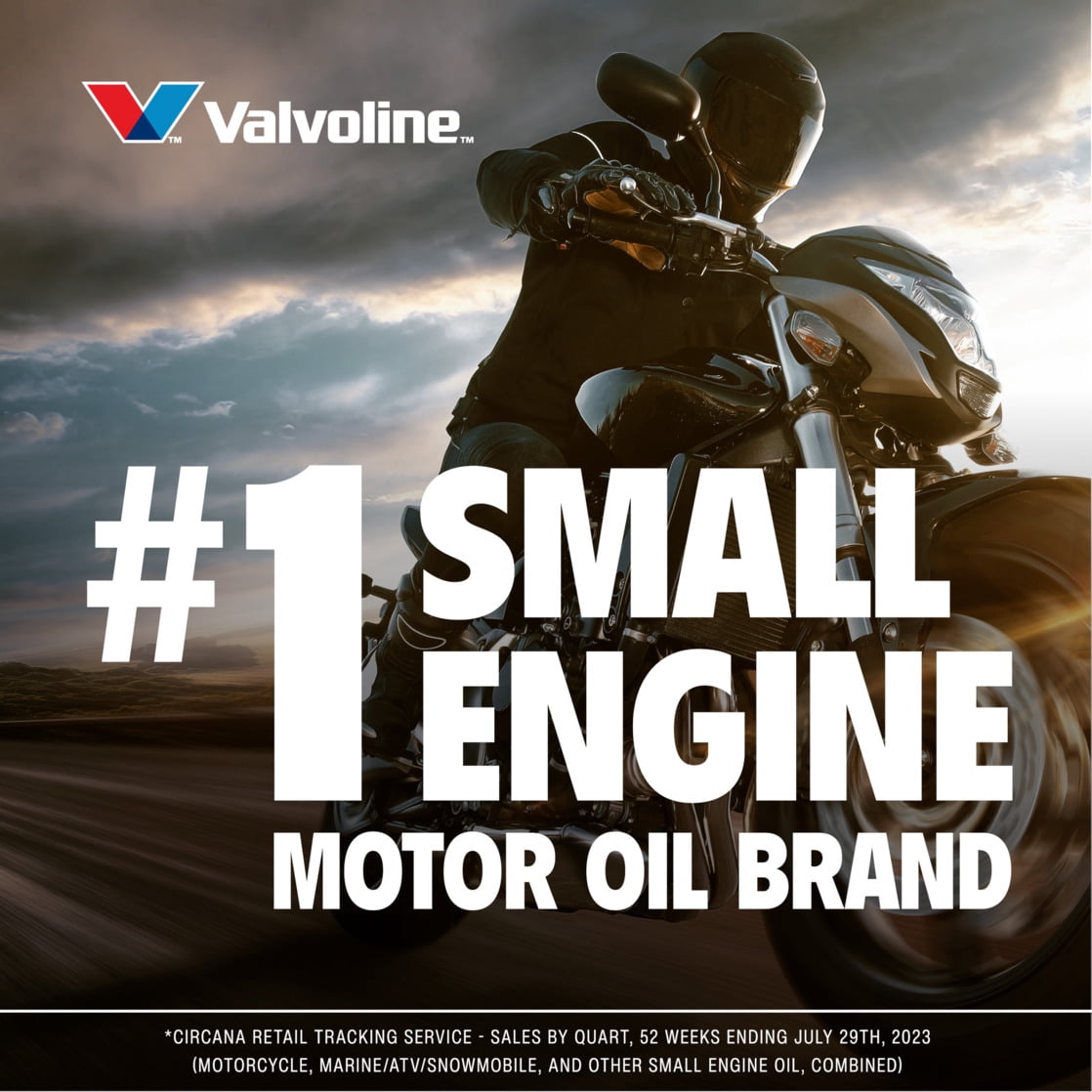 (4 pack) Valvoline 4-Stroke Motorcycle Full Synthetic 20W-50 Motor Oil 1 QT