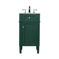thumbnail image 3 of 18 inch single bathroom vanity in green, 3 of 8