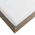 thumbnail image 4 of Modway Convene Outdoor Patio Rectangle Ottoman in Cappuccino White, 4 of 7