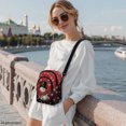 thumbnail image 3 of CHAQLIN Snowman Cell Phone Crossbody Bags with Adjustable Strap Zipper Closure Small Crossbody Wallet for Hiking, Polyester Sling Bag, 3 of 8