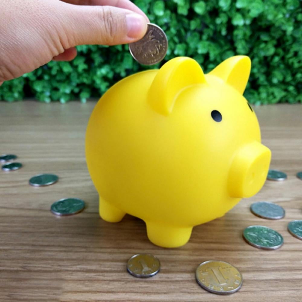 Cute Plastic Piggy Bank Coin Money Cash Collectible Pig Saving Box Children Gift 