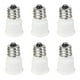 thumbnail image 1 of 6-Pack E12 to E14 White Bulb Converter LED Light Holder Lamp Adapter Socket Changer High Quality, 1 of 5