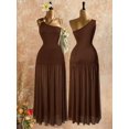 thumbnail image 2 of Womens Coffee One Shoulder Metal Ring Detail Maxi Dress Bodycon Summer, 2 of 8